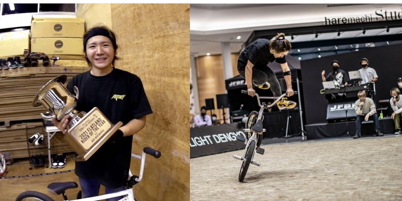 Kio Hayakawa is BMX Flatland Rider of the Year 2021